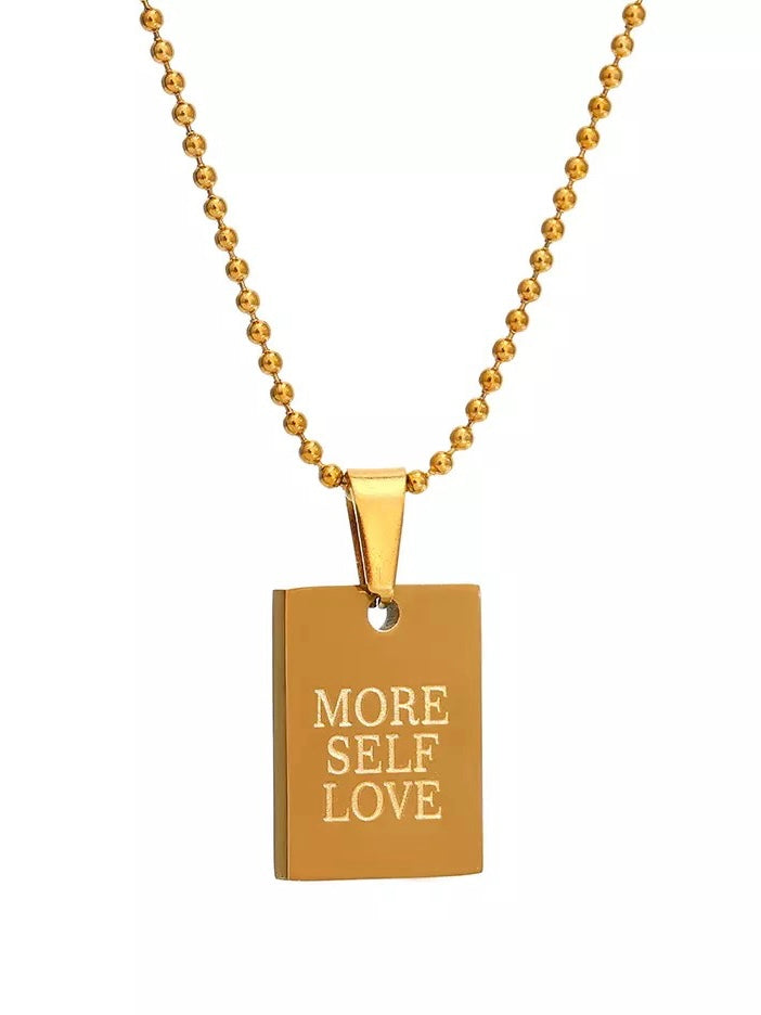 More Self Love necklace